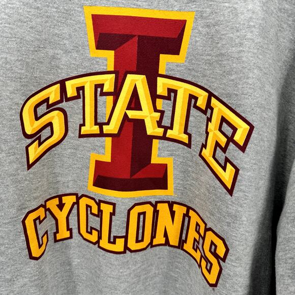 Iowa State Cyclones Sweatshirt Mens 2XL Gray Pullover Long Sleeve Campus One - Picture 2 of 6